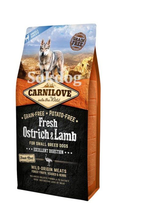 CarniLove Fresh Ostrich & Lamb Adult Small 6kg