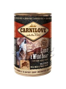 CarniLove Lamb & Wild Boar konzerv 6*400g