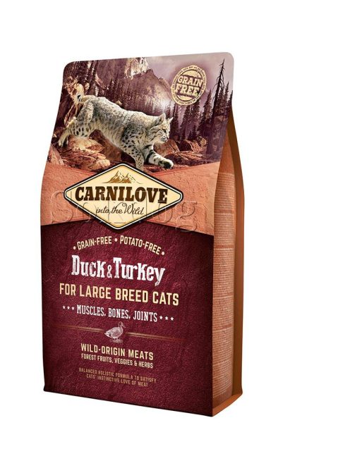 CarniLove Large Breed Cat Duck & Turkey 6kg