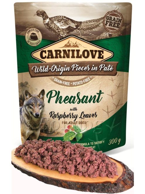 CarniLove Paté Pheasant & Raspberry leaves 12*300g