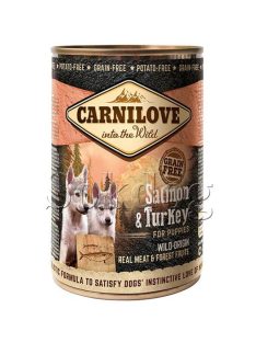 CarniLove Puppy Salmon & Turkey konzerv 6*400g