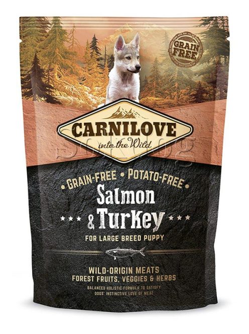 CarniLove Salmon & Turkey Puppy Large 1,5kg
