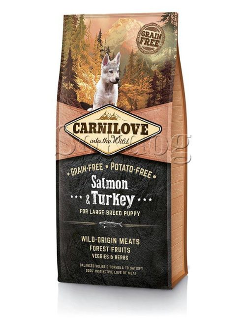 CarniLove Salmon & Turkey Puppy Large 12kg