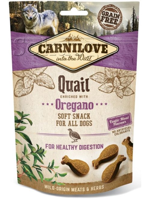 CarniLove Soft Snack Quail & Oregano 200g