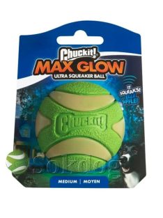 Chuckit! Max Glow Ultra Squeaker ball, M