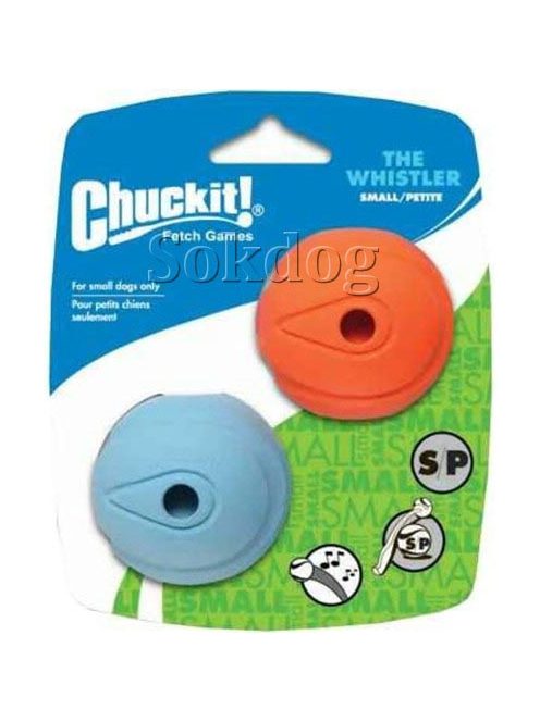 Chuckit! The Whistler, labda, M, 6,4cm, 2db