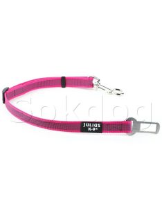   Julius-K9 Color & Gray Biztonsági öv adapter, 10kg alatt, pink