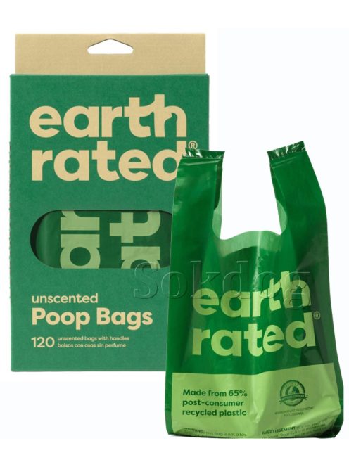 Earth Rated füles, lebomló kutyapiszok zacskó, illatmentes 120db