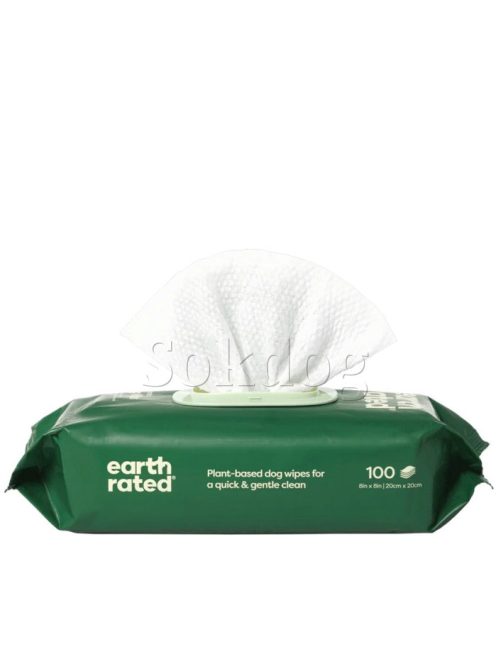 Earth Rated hipoallergén nedves törlőkendő, illatmentes 100db