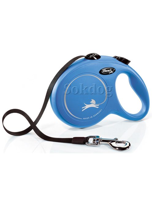 Flexi Classic szalagos póráz XS, 3m, kék