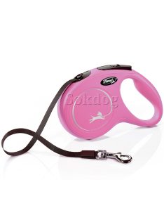 Flexi Classic szalagos póráz XS, 3m, pink