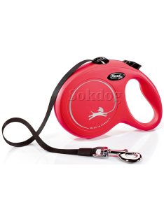 Flexi Classic szalagos póráz XS, 3m, piros