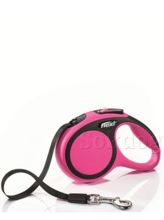 Flexi Comfort szalagos póráz XS, 3m, 12kg-ig, pink