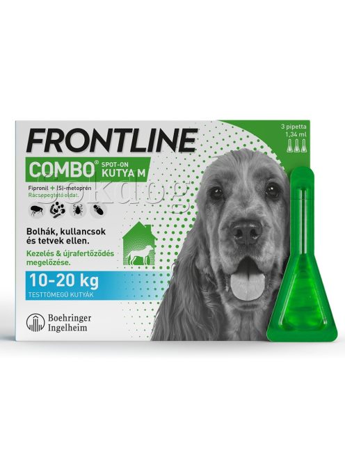 Frontline Combo spot-on 10-20kg, 3 pipetta