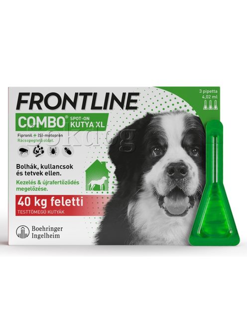Frontline Combo spot-on 40kg fölött, 3 pipetta