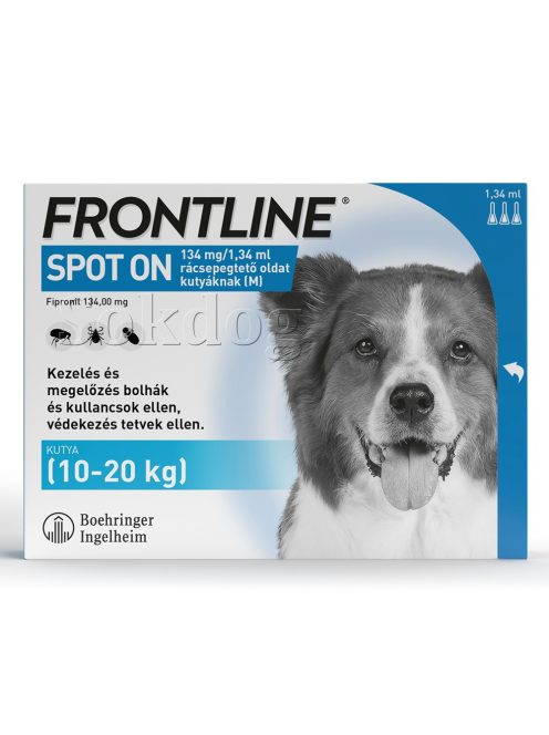 Frontline spot-on 10-20kg, 3 pipetta