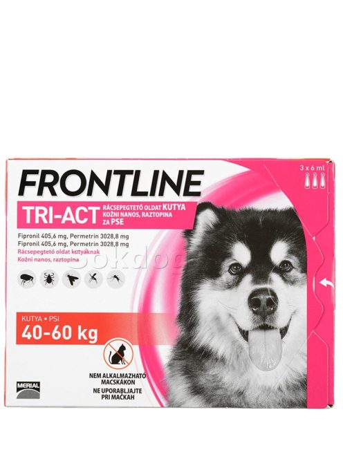 Frontline Tri-Act 40-60kg, 3 ampulla/doboz
