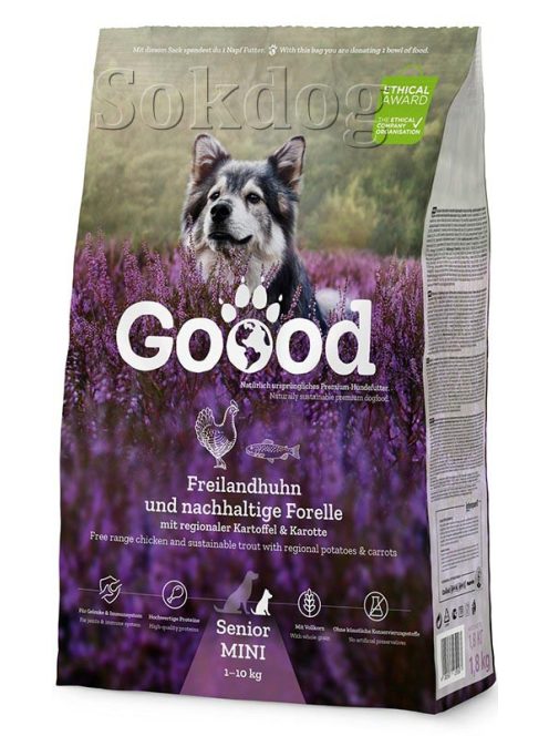 Goood Mini Senior csirke & pisztráng 1,8kg
