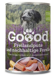 Goood Senior pulyka & pisztráng konzerv 400g