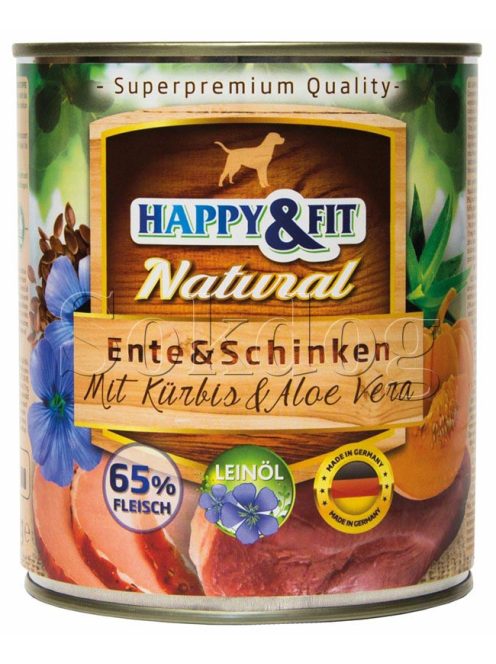 Happy & Fit Ente & Schinken 6*800g