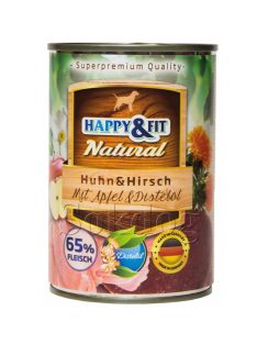 Happy & Fit Huhn & Hirsch 6*400g