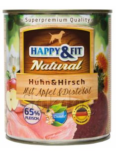Happy & Fit Huhn & Hirsch 6*800g