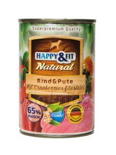 Happy & Fit Rind & Pute 6*400g