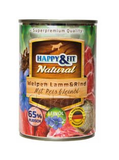 Happy & Fit Welpen Lamm & Rind 6*400g