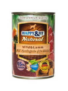 Happy & Fit Wild & Lamm 6*400g