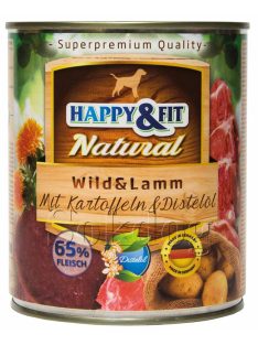 Happy & Fit Wild & Lamm 6*800g