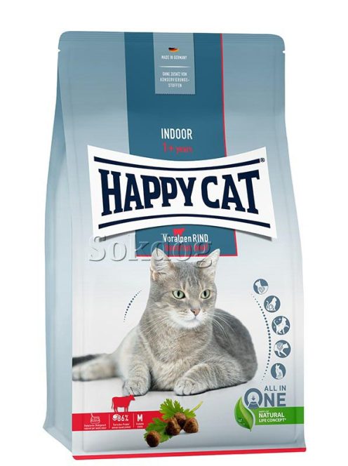 Happy Cat Indoor Bavarian Beef 1,3kg