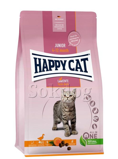 Happy Cat Junior Farm Duck Grainfree 4kg