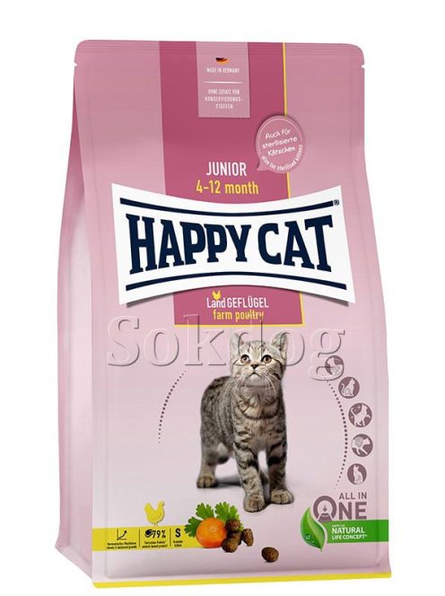 Happy Cat Junior Farm Poultry 300g