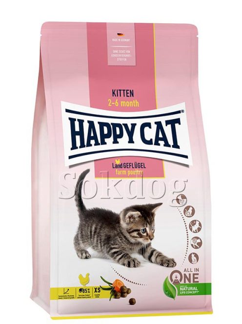 Happy Cat Kitten Farm Poultry 300g
