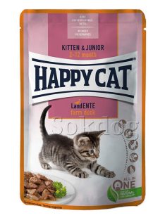 Happy Cat Kitten+Junior Farm Duck 24*85g