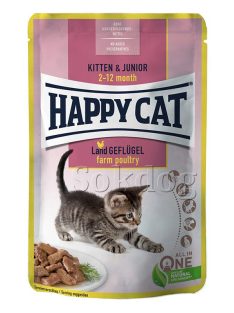 Happy Cat Kitten+Junior Farm Poultry 12*85g