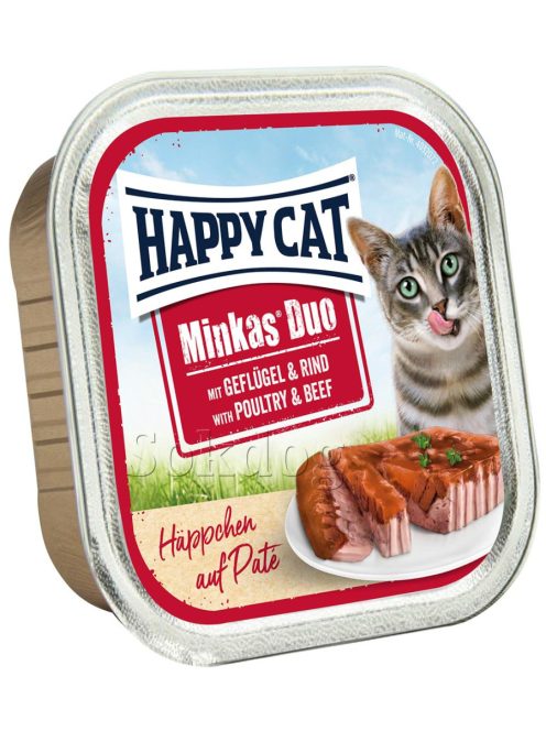 Happy Cat Minkas Duo baromfi & marha 12*100g