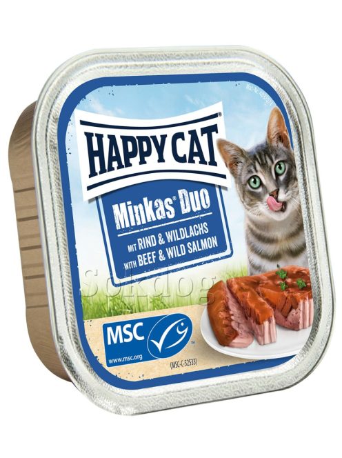 Happy Cat Minkas Duo marha & vadlazac 12*100g