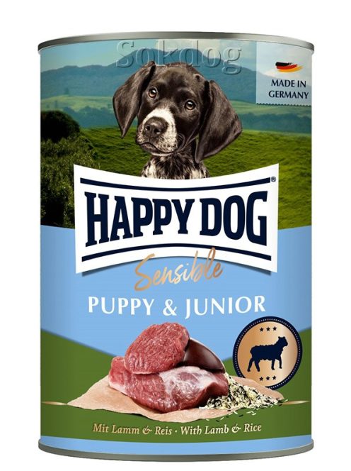 Happy Dog Lamb Puppy + Junior 6*400g 