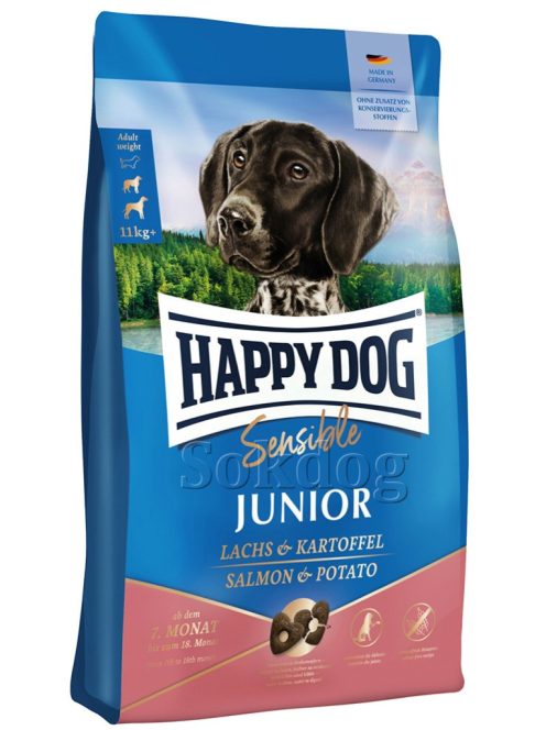 Happy Dog Sensible Junior Salmon & Potato 10kg