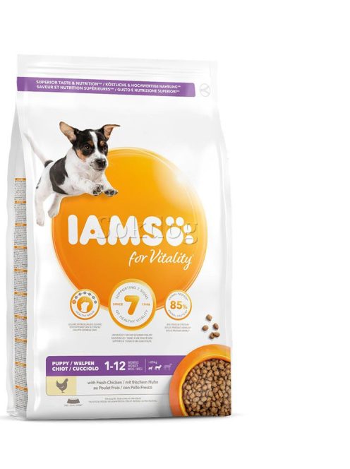 IAMS Dog Puppy Small & Medium Chicken 12kg