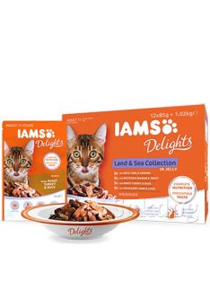IAMS Wet Land & Sea in Jelly multipack 12x85gr
