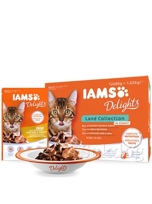 IAMS Wet Land in Gravy multipack 12x85gr
