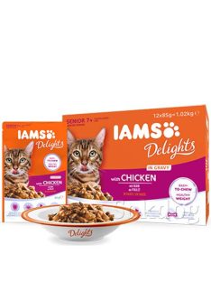 IAMS Wet Senior Gravy multipack 12x85gr