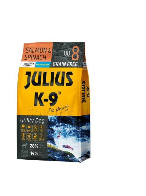 Julius K-9 Adult Salmon & Spinach 3kg