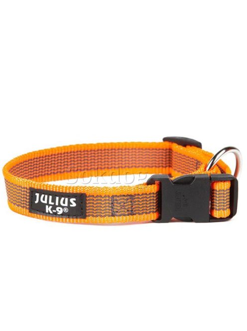 Julius-K9 Color & Grey nyakörv, narancs, 25mm, 39-65cm