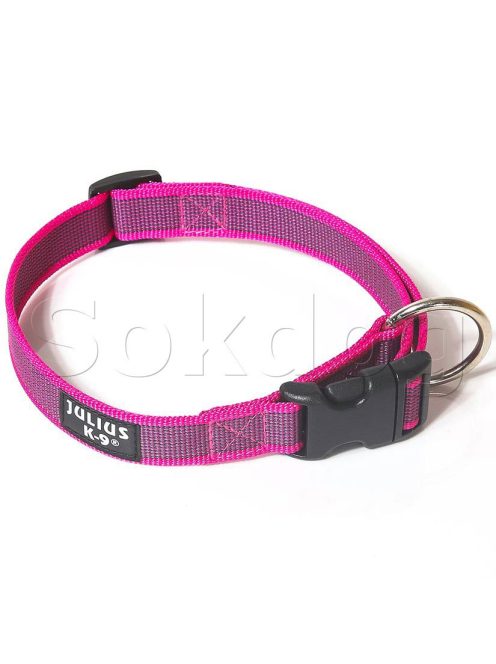 Julius-K9 Color & Grey nyakörv, pink, 25mm, 39-65cm