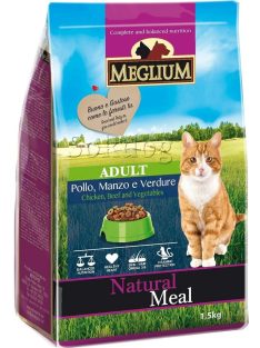   Meglium Natural Meal Adult Cat Chicken & Beef & Vegetables 15kg