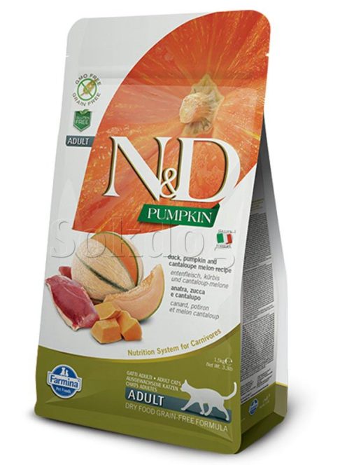 N&D Cat Grain Free Pumpkin Kacsa 1,5kg