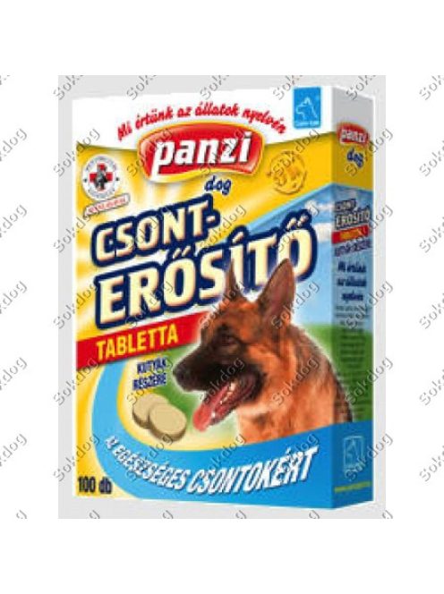 Panzi csonterősítő tabletta kutyáknak 100 db